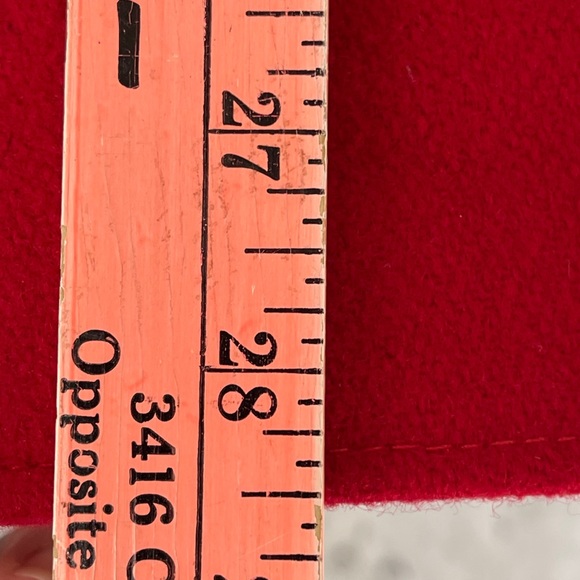 VINTAGE Pioneer Wear Womens Western Red Wool Jacket USA Size Large - Picture 10 of 15